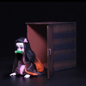 Anime <span class=keywords><strong>Demon</strong></span> <span class=keywords><strong>Slayer</strong></span> Kamado Nezuko Figure Box Kawaii Figurine PVC Statue Modèle Poupée Collection Jouet Cadeau - Product Image 4