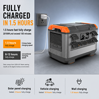 Station d'alimentation portable 400W, panneau solaire LiFePO4, onde sinusoïdale pure, charge rapide, haute capacité, charge solaire AC pour voiture, camping en plein air