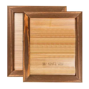 Wholesale Design Lighting Decorative Acrylic 8*10 Black Solid Oak A4 Wooden Wood Picture Photo Frame Wood