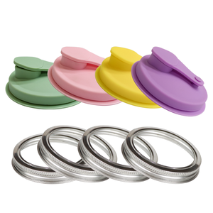 Großhandel Silikon-Trinkdeckel für Weithalsgläser Recycelbarer Kaffeetassen-Deckel - Product Image 6