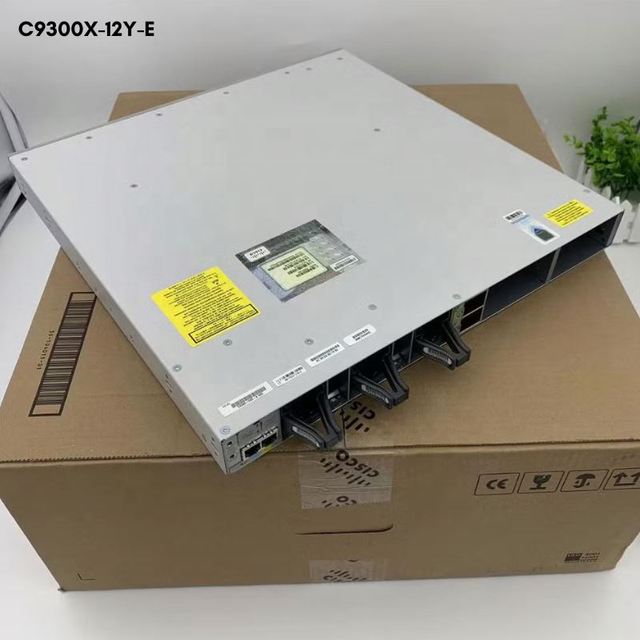 NEW Cisco C9300X-12Y-E Catalyst 9300X 12x25 /10G Fiber Ports Modular Uplink Data Center Cisco Switch