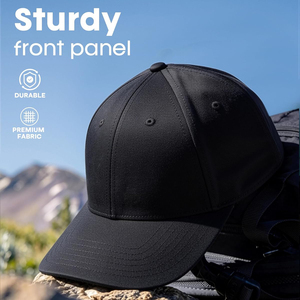 Cappellino da Baseball Neutro Regolabile dal Magazzino USA, <span class=keywords><strong>Design</strong></span> Semplice, Cappelli Unisex Neri per Uomo e Donna - Product Image 6