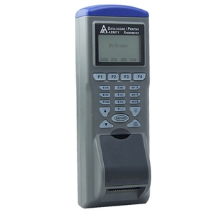 Velocidade do vento do fluxo do ar, anemômetro digital az9871 com logger de dados e faixa da impressora 0.6 ~ 32 m/s - Product Image 3