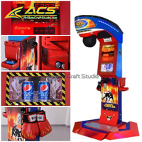 Machine de boxe d'arcade Dragon Punch à monnayeur ACS Factory pour adultes, jeu de frappe à billets, garantie 1 an, en métal
