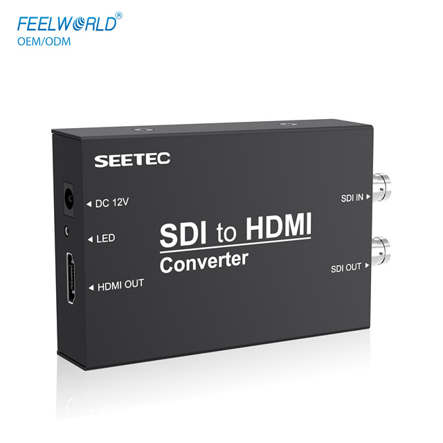 SEETEC STH SDI to HDMI Converter Box Support 3G-SDI Lightweight Design Battery Plate Compatible ODM Service Factory Direct Sales