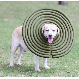 Collar Isabelino Creativo para Perros y Gatos, Anti-Lamido y Anti-Mordida, Recuperación Postoperatoria, Ultraligero, Tamaño Pequeño/Mediano, Beige/Amarillo - Product Image 3