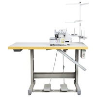 Machine à coudre surjeteuse industrielle manuelle en métal à 3/4 fils, à grande vitesse, à commande électronique automatique, pour vente directe fabricant