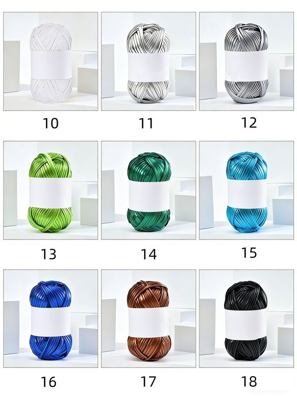 un hilo de un solo color