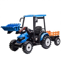 Nouvelle Voiture Électrique de Ferme en Plastique à Batterie 2025 pour Enfants de 5 à 7 Ans avec Télécommande et Seau de Toit