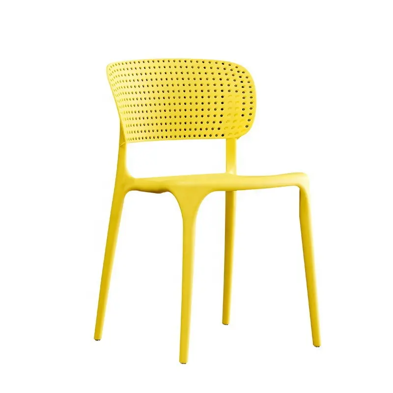 Wholesale Dinning Room Furniture Sillas Plasticas Chaise Cheap Modern Restaurant Leisure Cafe Stackable Dining Plastic Chair