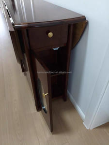 Mesa de Comedor Cuadrada de Madera Maciza para el Hogar, Cocina, Restaurante, Interior, Diseño Simple y Directo - Product Image 5