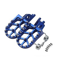 Pijakan Kaki Motor Modifikasi CNC Aluminium Alloy Ukuran 28 untuk Motor Off-road & Pantai CR/CRF/125/250/300