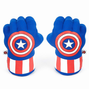 Gants de boxe géants <span class=keywords><strong>Spiderman</strong></span> en peluche verts et rouges pour enfants, vente en gros par les fabricants HY - Product Image 1