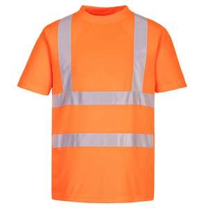 PORTWEST - EC12ORR4XL Camiseta naranja de alta visibilidad ecológica (6 uds.) -ROPA DE TRABAJO EAN 5036146016013 - Product Image 1