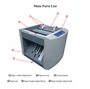 BMP-350 Tự Động Booklet Maker Stapling & Folding Máy/Máy Làm Tập Sách - Product Image 4