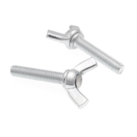 Boulon/écrou à aile papillon en acier inoxydable, 304 316 2507 2205 904L M8, vis et lave-linge