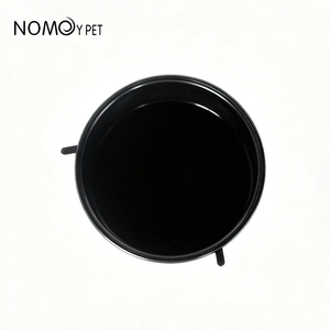 NOMOY PET Ciotola Rotonda Nera in Plastica ABS per Alimenti e Acqua per Rettili, Piatto per Alimentazione di Gechi e Serpenti - Product Image 5