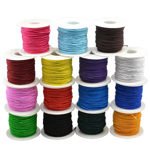 Elastic Waterproof Ribbon Cord Metallic Tinsel Dreadlock 1mm Braiding Rope for Ornament Hanging Gift Wrapping Shoes Industry - Product Image 6