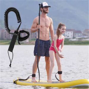 สายรัดขาสำหรับกระดานแพดเดิลบอร์ด <span class=keywords><strong>Sup</strong></span> Leash ขนาด 10.8 ฟุต หนา 7 มม. ผลิตจากนีโอพรีนแบบขดคุณภาพสูง เป็นมิตรต่อสิ่งแวดล้อม แข็งแรงทนทาน สำหรับผู้เชี่ยวชาญ - Product Image 3