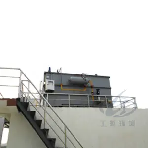 Black and smelly water body treatment Horizontal type dissolved air flotation plant