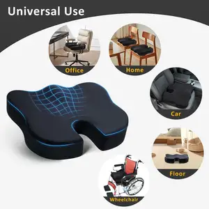 وسادة كرسي للسيارة خلفية سميكة من القطن لراحة الأرداف والضغط من الارتداد - Product Image 4