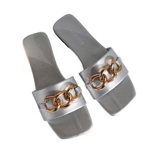 2025 estate nuova piattaforma alla moda <span class=keywords><strong>sandali</strong></span> bassi per le donne alla moda all'aperto per pantofole con fibbia in metallo - Product Image 5