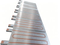 Récepteur de liquide réfrigérant personnalisé MaiWei, dissipateur thermique en aluminium-cuivre pour le refroidissement des IGBT dans les systèmes de réfrigération