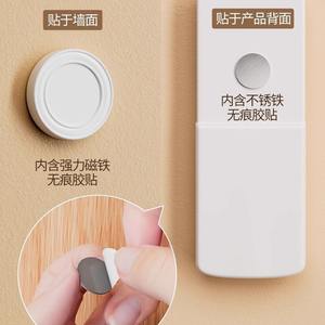 ที่วางรีโมทคอนโทรล Midea Aoc แบบติดผนัง ชั้นวางเก็บของพลาสติกสำหรับทีวีและเครื่องปรับอากาศ สีขาว สถานีชาร์จ - Product Image 5