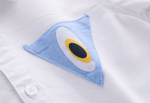 Achetez directement auprès du fabricant chinois Vêtements de printemps pour enfants Chemise en coton Oxford à manches longues de couleur unie - Product Image 2