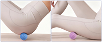 Pelotas de Masaje para Relajación Profunda, Pelota de Masaje con Púas para Liberación de Tejido Profundo y Fascia, para Recuperación Deportiva
