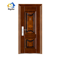 Fabricant de portes de sécurité pour appartement Portes modernes en acier Portes d'entrée de sécurité en acier pour la maison