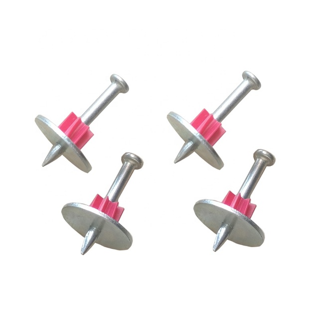 High Quality Galvanized Pj Red Hit Shooting Pin Nail Power Load and Nk32 Head Concrete Drive Pins Nails