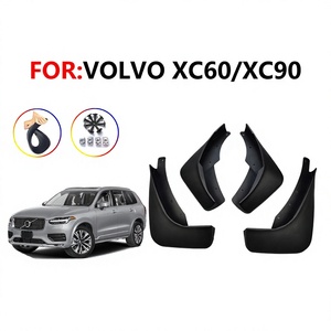 Pour Volvo XC90 XC60 14 24mm 08 18mm Garde-boue noirs en PP PVC style sport pour voiture - Product Image 5