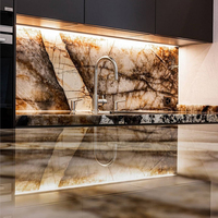 Plan de travail de cuisine en granit blanc Patagonia Quartzite
