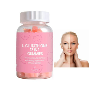 Kleine Mindestbestellmenge Fabriklieferung Private Label 13-in-1 <span class=keywords><strong>L</strong></span>-Glutathion Gummibärchen Schönheitsgummis für Erwachsene - Product Image 1