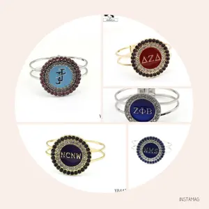 Custom Theta Phi Alpha Iota Gamma Phi Sigma Delta Armband Griekse Sorority & Broederschap Sieraden Bangle