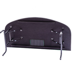 Table <span class=keywords><strong>de</strong></span> poker pliable ovale personnalisée en gros, table <span class=keywords><strong>de</strong></span> jeu <span class=keywords><strong>de</strong></span> casino pliable en feutre vert pour 7 joueurs avec porte-jetons - Product Image 4