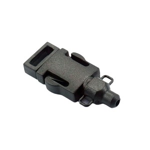 Hebilla de plástico de liberación lateral, 9 mm de diámetro interior, negra, duradera, para bolsos, resistente al desgaste - Product Image 3