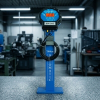 Vollautomatischer Intelligenter Digitaler Metall-Reifenfüller Schnelles Aufpumpen Drucküberwachung LED-Anzeige AC220V Externe Luftquelle