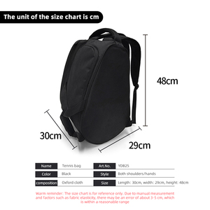 Venta Directa de Fábrica, Bolsa de <span class=keywords><strong>Tenis</strong></span> Personalizada de Gran Capacidad, Mochila Oxford con Compartimento Especial para Raquetas, Bolsa de Hombro para <span class=keywords><strong>Tenis</strong></span> - Product Image 4