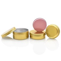 Großhandel kunden spezifisch 5g 10g 15g 30g 50g 60g schwarze Aluminium gläser Aroma kerze Aluminium Tee Süßigkeiten Vorrats