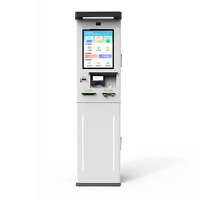 Estar Stand de sol Kiosque de paiement étanche pour parking extérieur avec lecteur de codes à barres Accepteur de billets de banque et accepteur de pièces