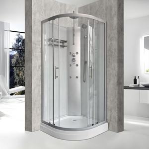 Cabine <span class=keywords><strong>de</strong></span> <span class=keywords><strong>douche</strong></span> multifonctionnelle <span class=keywords><strong>de</strong></span> luxe, étanche, avec porte coulissante <span class=keywords><strong>en</strong></span> verre trempé brossé, <span class=keywords><strong>en</strong></span> alliage d'aluminium, design moderne, pour hôtel - Product Image 4