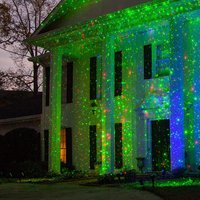 Lumières laser de jardin extérieures électriques en aluminium IP65 à haute luminosité 1W RGB Firefly Motion pour les décorations de parcs, d'arbres et de maisons