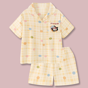 Venta Directa de Fábrica: <span class=keywords><strong>Pijama</strong></span> Casual de Manga Corta para Mujer, Estampado Completo, Suave, para Verano, Otoño y Primavera - Product Image 6