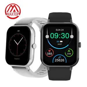 Maxtop Sport Waterdichte Smart Watch Bt Call Polsband Voor Mannen Vrouwen Activity Tracker Polsband Horloge
