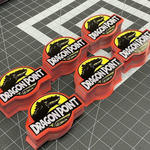 UV Resist Weatherproof Self-Adhesive Label Printing Durable Waterproof Custom PVC Vinyl Sticker Die Cut Logo Custom Stickers