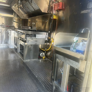 Camion de Restauration Commercial Décoré d'Étoiles Géométriques, Design Multi-Fenêtres pour Vente de Glaces et Snacks, Acier Inoxydable, Garantie 2 Ans - Product Image 6