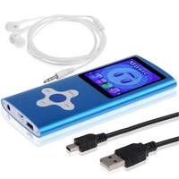 Reproductor MP3 Portátil con Pantalla de 1.8 Pulgadas, Altavoz Integrado, USB, Nueve Colores, Batería de 500-1000 mAh, Diseño Moderno