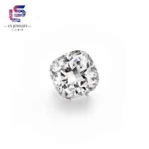 厂家合成宝石批发GRA VVS钻石石松散宝石全形垫亮切硅石